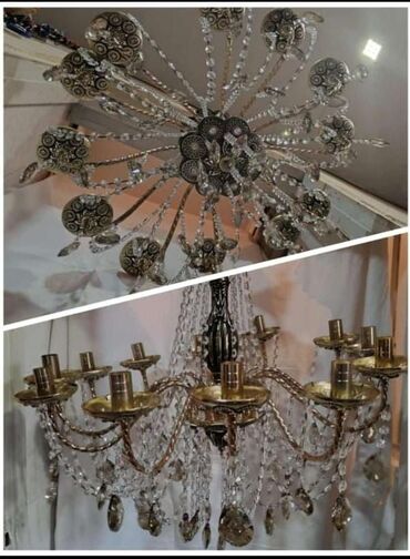 Çilçıraqlar: Çılçıraq, 10 və daha çox lampa, Metal