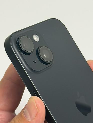 цена айфон: IPhone 15, Б/у, 128 ГБ, Черный, Защитное стекло, Чехол, 100 % — 3