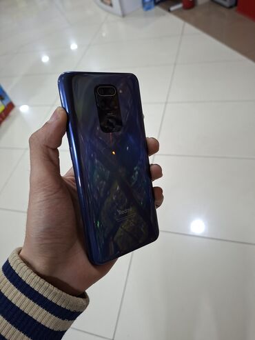 telefon tutacag: Redmi Note 9, 64 GB, rəng - Göy, Barmaq izi