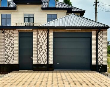 Секционные ворота: – Жогору көтөрүлөт — орун үнөмдөлөт – Кооз жана бекем көрүнүш — — 2