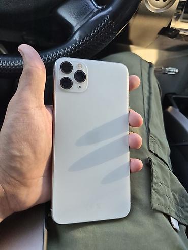iphone 11 pro ucuz qiymete: IPhone 11 Pro Max, Gümüşü, Face ID — 1