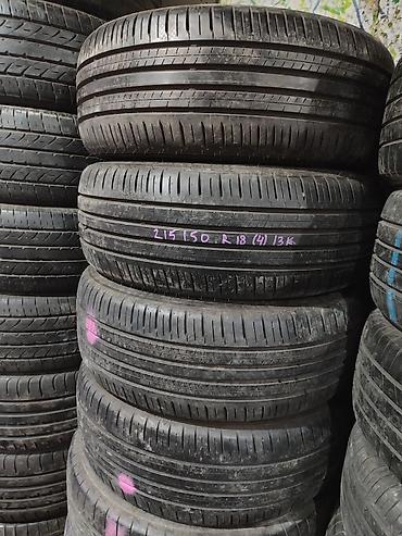 Транспорт: Шины 215 / 50 / R 18, Лето, Б/у, Комплект, Легковые, Япония, DUNLOP — 1