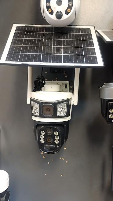 smart camera: Günəş panelli Wi‑Fi təhlükəsizlik kamerası - Günəş paneli ilə enerji — 1