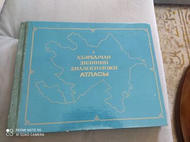 Kitablar, jurnallar, CD, DVD: Azərbaycan dilinin dialektoloji atlası kitabı,yeni kimi