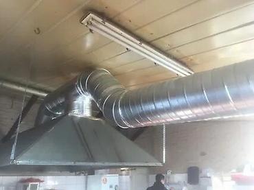 Biznes üçün avadanlıq: Sənaye mətbəxi üçün havalandırma sistemi - Böyük ölçülü metal mətbəx — 1