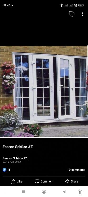 Plastik pəncərələr: Işlənmiş Plastik Qapı Pəncərə. Ağ,Rəngli. Sərfəli — 3