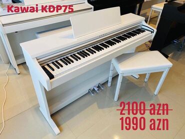 Musiqi alətləri: Kawai elektro piano. Premium sinfə məxsus məşhur Yapon brendi Kawai