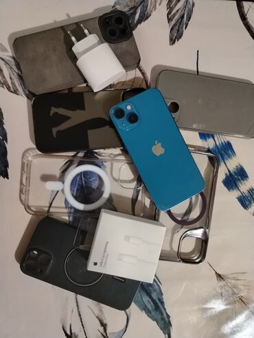 nar operatorla elaqe: IPhone 13, 256 GB, Blue Titanium, Face ID