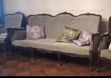 диван и два кресла: İşlənmiş, Mini-divan, Bazasız, Açılmayan