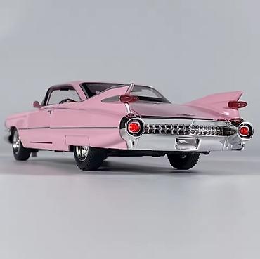 fine century: Kolleksiya üçün model avtomobil – klassik 1959 üslubunda çəhrayı kupе — 5