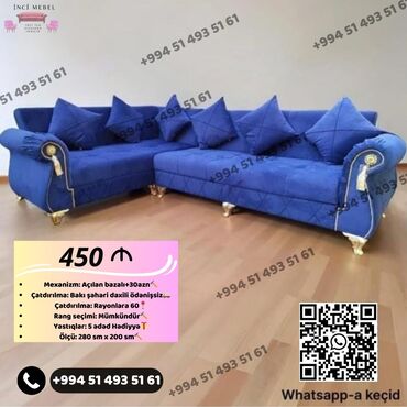 Divanlar: Künc divan, Yeni, Açılan, Bazalı, Parça, Şəhərdaxili pulsuz çatdırılma — 3