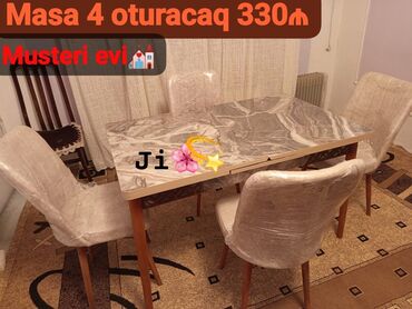 столы и стулья для кухни: Для кухни, Новый, Раскладной, 4 стула