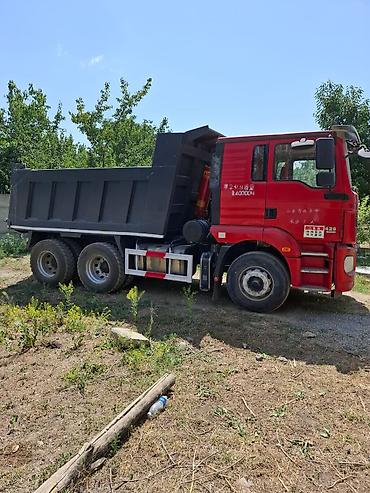 Самосвал 6x4, китайского производства (Shaanxi/Shacman-серии), красная — 2