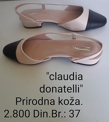 Baletanke: Claudia Donatelli ženske kožne baletanke/slingback - Materijal — 3