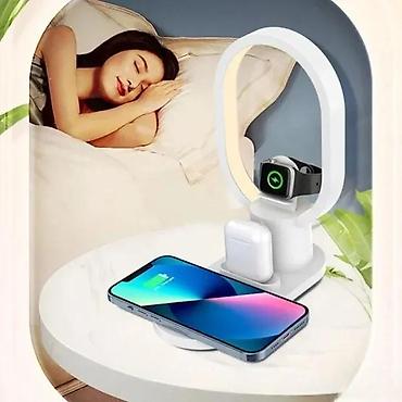 samsung: Bežični punjač i LED lampa 4U1 NOVO. Opis proizvoda: 4 u 1 Lampa — 3