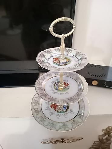 Tort və şiriniyyat qabı, rəng - Ağ, Farfor lalafo.az -da — 1 Tort və şiriniyyat qabı, rəng - Ağ, Farfor — 1