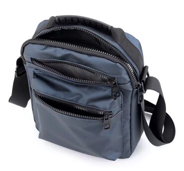 сумки барсетки: Мужская нейлоновая сумка На одно плечо Водонепроницаемая маленькая