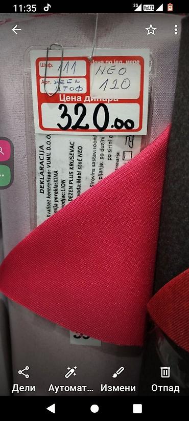 Metraža: Dekorativne tkanine – više dezena - Materijal: dekor (pogodno za — 10