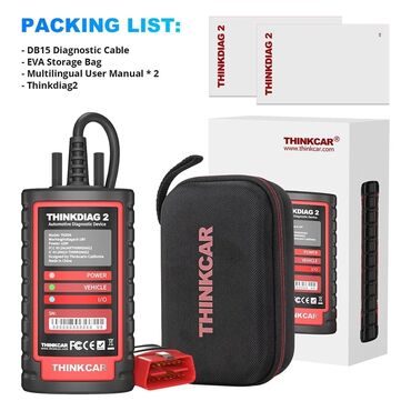 Alati za automobile: THINKCAR Thinkdiag 2 Bluetooth CAN FD OBD2, 1 godina softver, 15 — 19