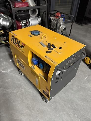 Генераторы: Дизельный генератор ROLF TOP-6500T (Germany Technology) шумозащитный — 2
