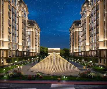 жк ырыс: 2 комнаты, 83 м², Элитка, 10 этаж, ПСО (под самоотделку)