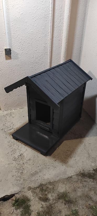 it yuvasi satilir: Taxta it/kedi evi – qapalı, damlı, eyvanlı model - Material: tam — 3
