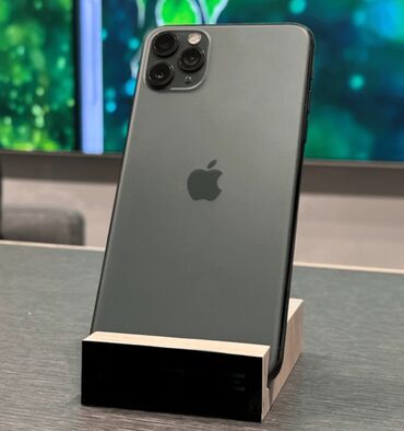 11 про мах 256: IPhone 11 Pro Max, Колдонулган, 256 ГБ, Black Titanium, Каптама, Кабель, 79 %