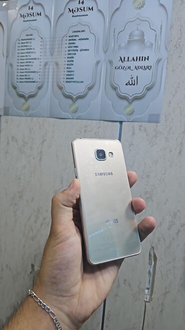 samsun galaxy a3: Samsung Galaxy A3 2016, 32 GB, rəng - Qızılı, Sənədlərlə, Zəmanət, Sensor