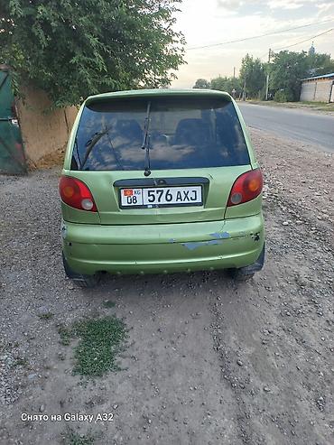 Doninvest: Daewoo Matiz: 2001 г., 0.8 л, Механика, Бензин, Хэтчбэк — 5