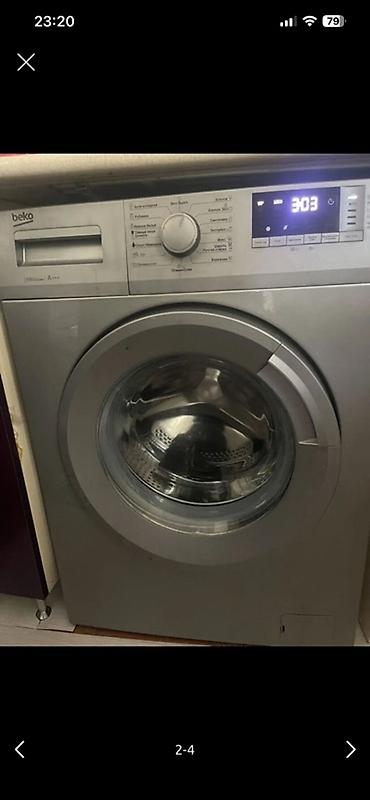 Техника и электроника: Стиральная машина Beko, 7 кг, Б/у, Автомат, Есть сушка — 4