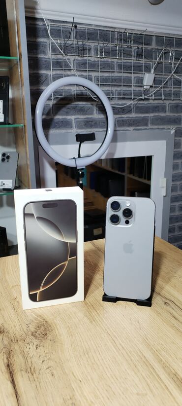 купить айфон 16 в баку: IPhone 16 Pro, 128 ГБ, Natural Titanium, Face ID