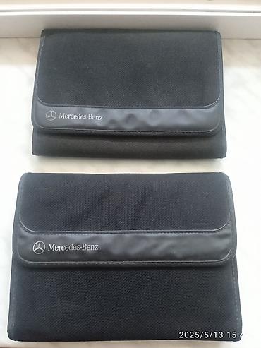 Mercedes-Benz üçün original sənəd qovluğu / manual çantası. Qara