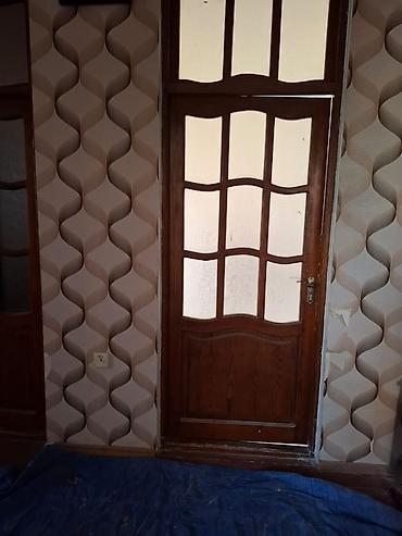 qapi taxta: Taxta daxili qapılar – şüşəli model - Material: tam taxta (təbii — 4