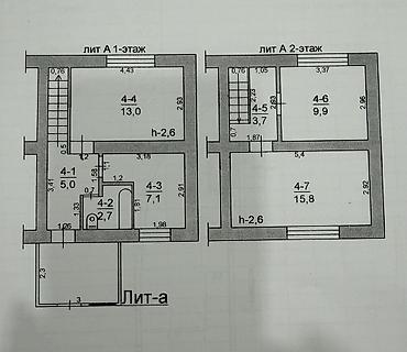 дача горняк: 3 комнаты, 57 м², Селекционное с. Индивидуалка, 2 этаж, Старый ремонт — 5