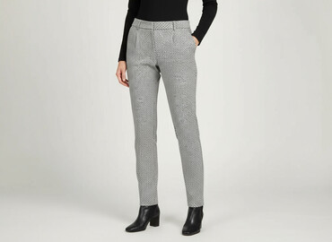 spodnie f f: Adrianna Papell, Material trousers for women, size L
