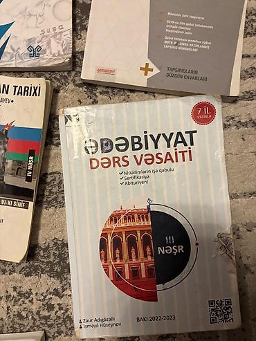 idmana aid səkil: Hər biri satılır Ədəbiyyat və tarix test kitabları tər təmiz istifadə — 1