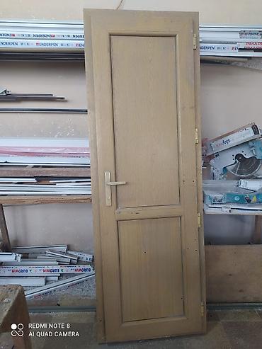 plastik qapi pencere islenmis: Plastik qapı sağa açilir rəngi sarı eni 69 hündürliki 208 az işlənib — 1