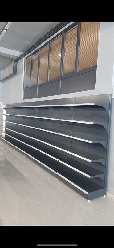 Rəf vitrinləri: Vitrin polkalar istehsalı✔️ Tək və iki tərəfli model✔️ Fabrika
