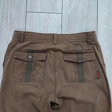 Брюки: Мужские брюки, L, Б/у, цвет - Коричневый, Самовывоз, Бесплатная доставка, Платная доставка — 3