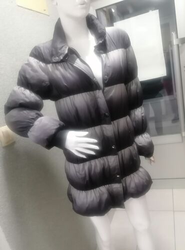 Zimske jakne: Ženska zimska jakna – puffer kroj, siva/anthracite ombre. Boja jakne u — 4