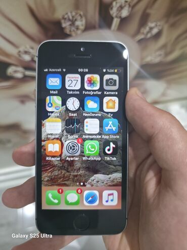 Apple iPhone: IPhone 5s, 16 GB, Space Gray, Sənədlərlə — 9