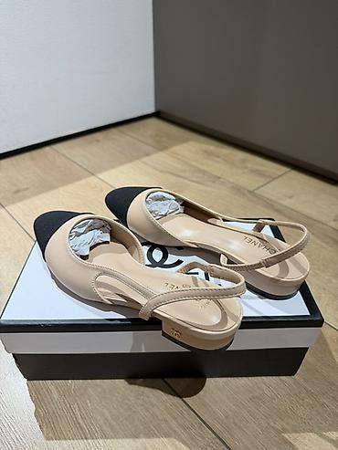 Женская обувь: Туфли, 37, Chanel, Новый, цвет - Бежевый, Самовывоз, Платная доставка — 2