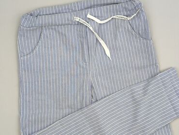 primark szerokie spodnie: Unisono, Material trousers for women, size L