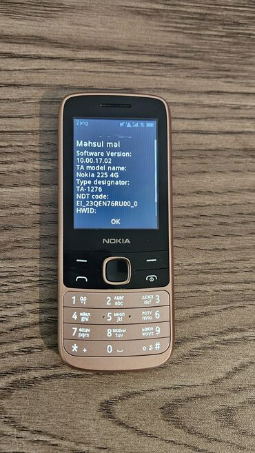 nokia 1620: Nokia 225, rəng - Qızılı, İki sim kartlı, Sənədlərlə