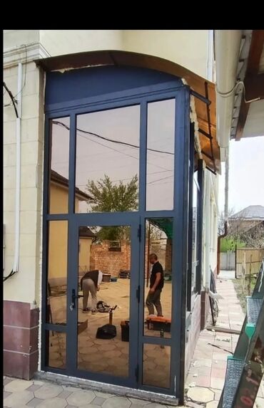 Алюминиевые окна на заказ: Алюминиевое окно на заказ, Тип окна: Витражные, Панорамные, Стандартные, Бесплатная установка, Без рассрочки — 8