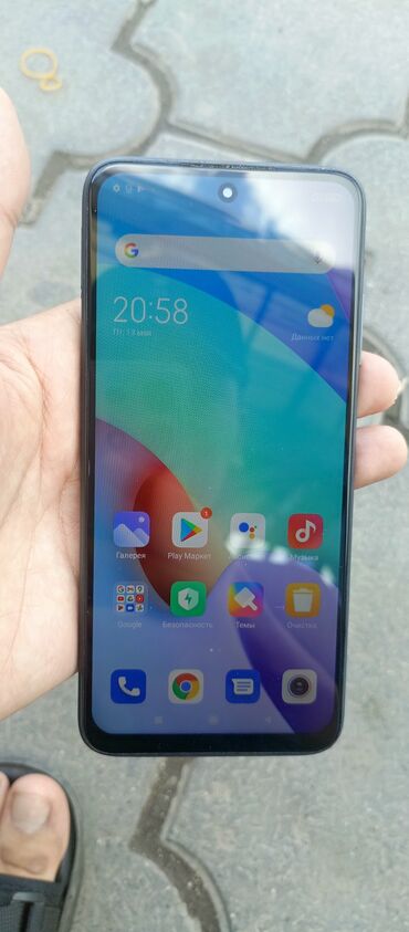 4000 телефон: Redmi, Redmi 11 Prime 4G, Б/у, 64 ГБ, цвет - Синий, 2 SIM