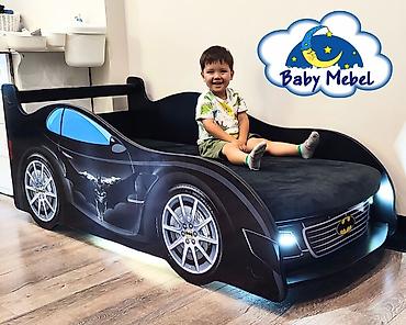 Детские односпальные кровати: Детская односпальная кровать, Новый, Для мальчика, Для девочки, С матрасом, ДСП, Бесплатная доставка — 6