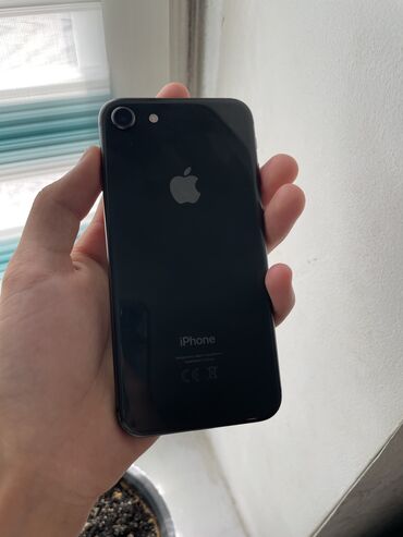 встраиваемая бытовая техника для кухни: IPhone 8, Колдонулган, 256 ГБ, Black Titanium, 77 %