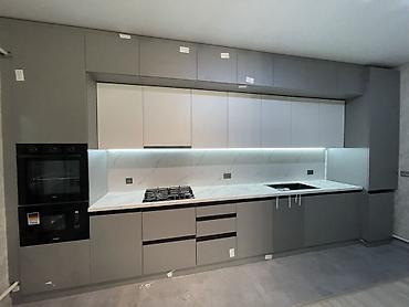 silver kitchen: Кухонный набор на заказ, МДФ, 7–14 дней, Самовывоз, Гарантия, Дизайн, проект, Установка, сборка — 9
