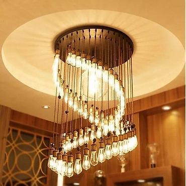 Rasveta: LED Retro Edison filament sijalica dimabilna toplo bela 3-6W. Prolećna — 11